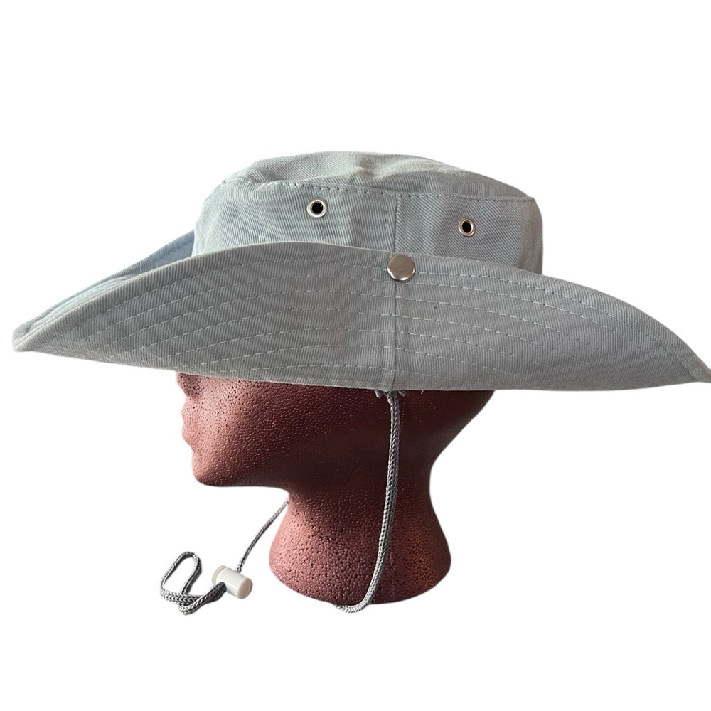 Gray Convertible Bucket Hat Phenom 100 by Embraer, aviation, new without tags
